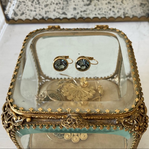 ✨KATE SPADE✨Gold Gemstone Drop Earrings - Picture 4 of 12